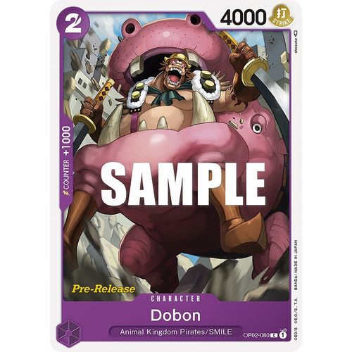 Dobon (OP02 - 080) [Paramount War Pre - Release Cards] - PokéBox Australia