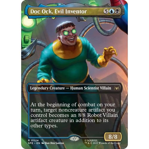 Doc Ock, Evil Inventor (Borderless) (24) (Marvel's Spider - Man: Eternal - Legal) - PokéBox Australia