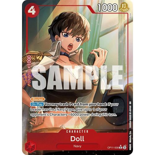 Doll (Alternate Art) (OP11 - 008) [A Fist of Divine Speed] - PokéBox Australia