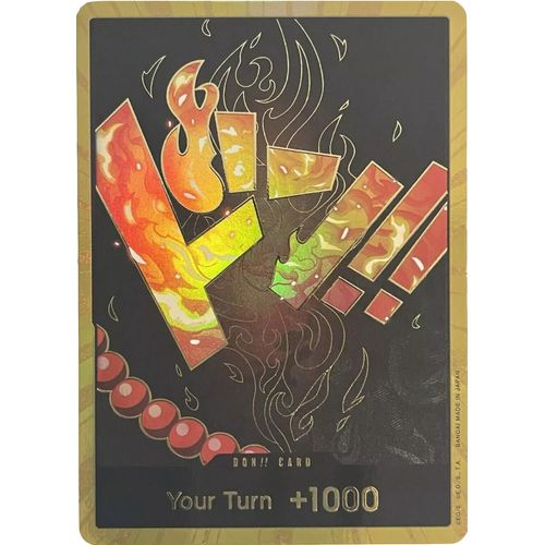 DON!! Card (Ace) (Gold) [Premium Booster - The Best - ] - PokéBox Australia