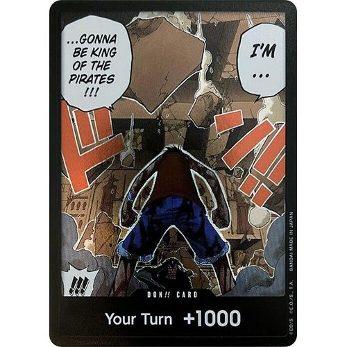DON!! Card (Luffy vs. Crocodile) (Devil Fruits Collection Vol. 1) [One Piece Promotion Cards] - PokéBox Australia