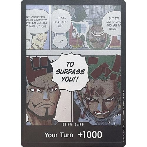 DON!! Card (Mihawk & Zoro) (Double Pack Set Vol. 3) [Wings of the Captain] - PokéBox Australia