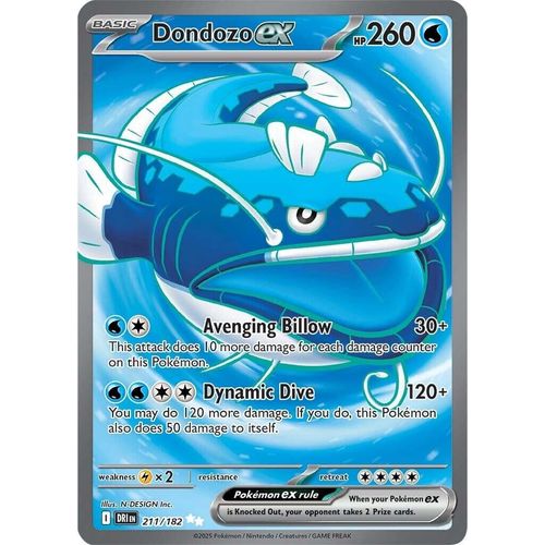 Dondozo ex (211/182) (SV10: Destined Rivals) - PokéBox Australia