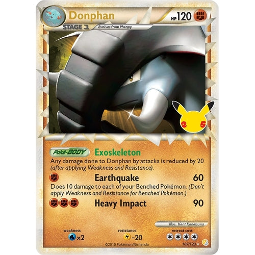 Donphan (Prime) (107/123) (Celebrations: Classic Collection) - PokéBox Australia