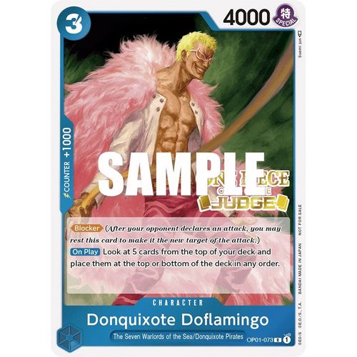 Donquixote Doflamingo (Judge) (OP01 - 073) [One Piece Promotion Cards] - PokéBox Australia
