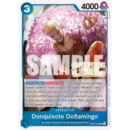 Donquixote Doflamingo (Judge Pack Vol. 5) (OP07 - 048) (One Piece Promotion Cards) - PokéBox Australia