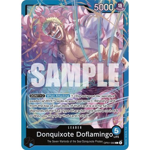 Donquixote Doflamingo (OP01 - 060) (OP01 - 060) [Starter Deck 17: BLUE Donquixote Doflamingo] - PokéBox Australia