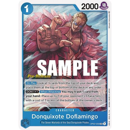 Donquixote Doflamingo (OP02 - 056) [Paramount War Pre - Release Cards] - PokéBox Australia