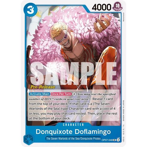 Donquixote Doflamingo (OP07 - 048) [500 Years in the Future Pre - Release Cards] - PokéBox Australia