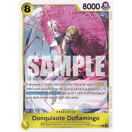 Donquixote Doflamingo (OP12 - 107) (Legacy of the Master) - PokéBox Australia
