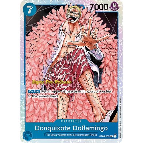 Donquixote Doflamingo (ST03 - 009) [Super Pre - Release Starter Deck 3: The Seven Warlords of the Sea] - PokéBox Australia