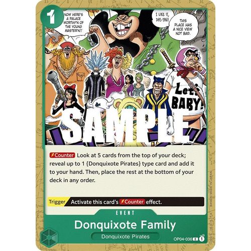 Donquixote Family (OP04 - 036) [Kingdoms of Intrigue] - PokéBox Australia