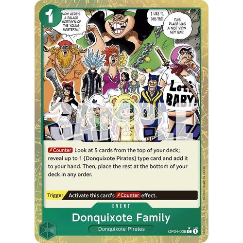 Donquixote Family (Textured Foil) (OP04 - 036) [Premium Booster - The Best - ] - PokéBox Australia