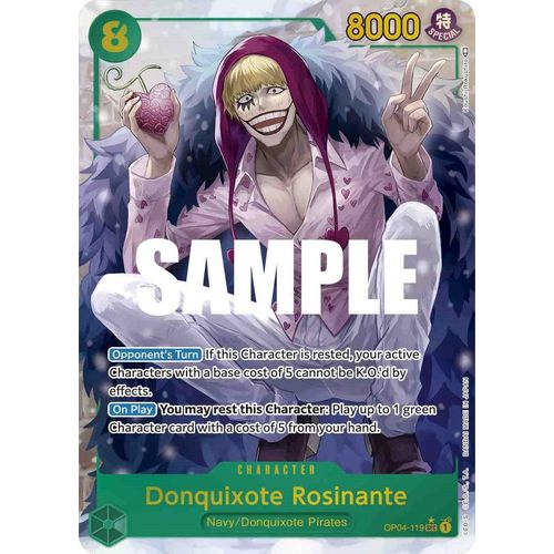 Donquixote Rosinante (Alternate Art) (OP04 - 119) [Kingdoms of Intrigue] - PokéBox Australia