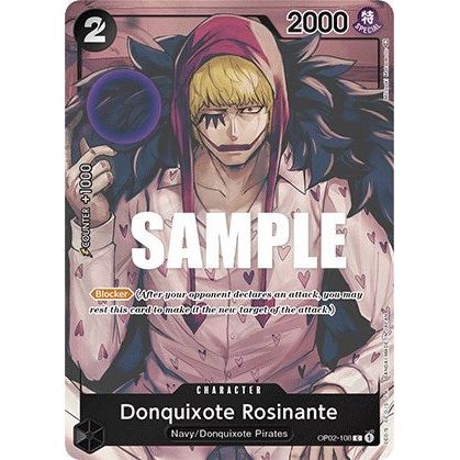Donquixote Rosinante (Box Topper) (OP02 - 108) [Paramount War] - PokéBox Australia