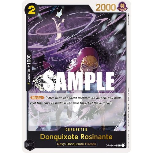 Donquixote Rosinante (Store Championship Participation Pack) (OP02 - 108) [One Piece Promotion Cards] - PokéBox Australia