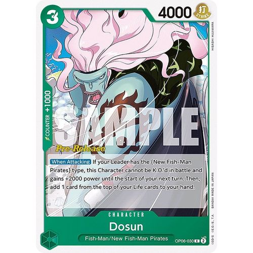 Dosun (OP06 - 030) [Wings of the Captain Pre - Release Cards] - PokéBox Australia