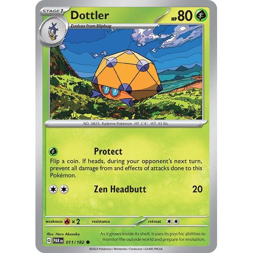Dottler (011/182) [SV04: Paradox Rift] - PokéBox Australia