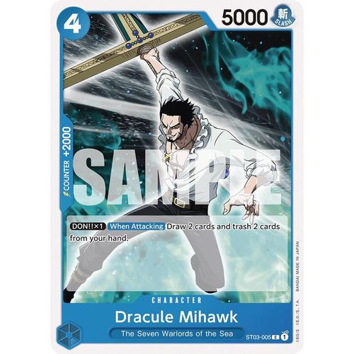 Dracule Mihawk (3005) [Starter Deck 17: BLUE Donquixote Doflamingo] - PokéBox Australia