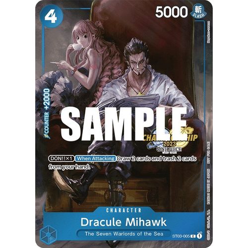 Dracule Mihawk (CS 2023 Celebration Pack) (ST03 - 005) [One Piece Promotion Cards] - PokéBox Australia