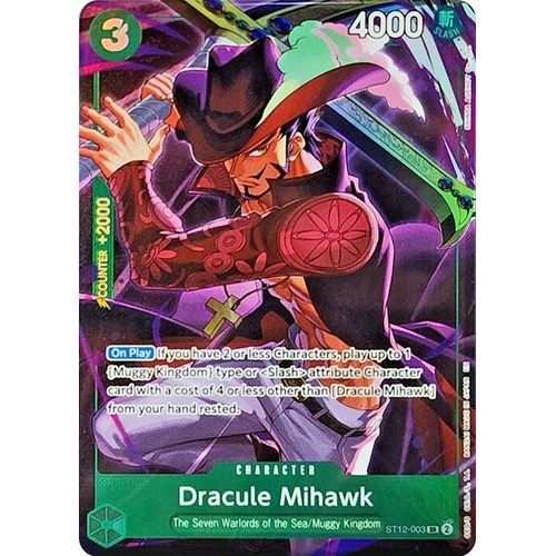 Dracule Mihawk (Illustration Box Vol.4) (ST12 - 003) (One Piece Promotion Cards) - PokéBox Australia