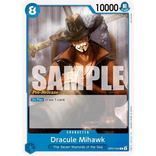 Dracule Mihawk (OP07 - 044) [500 Years in the Future Pre - Release Cards] - PokéBox Australia
