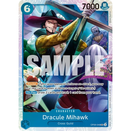 Dracule Mihawk - OP09 - 048 (Reprint) (OP09 - 048) (Premium Booster - The Best - Vol. 2) (PRB - 02) - PokéBox Australia