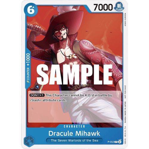 Dracule Mihawk (Sealed Battle Kit Vol. 1) (P - 052) [One Piece Promotion Cards] - PokéBox Australia