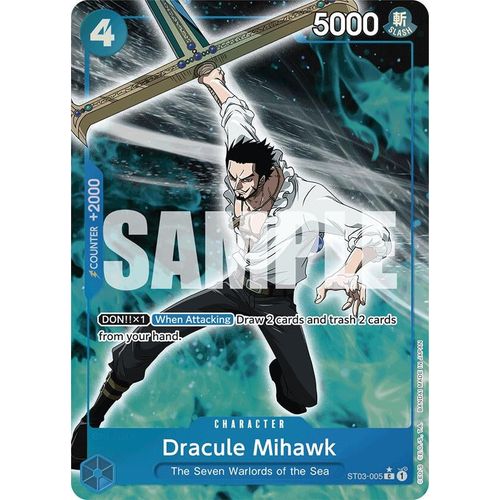 Dracule Mihawk (ST03 - 005) (Full Art) (ST03 - 005) [Premium Booster - The Best - ] - PokéBox Australia