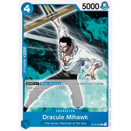 Dracule Mihawk (ST03 - 005) [Starter Deck 3: The Seven Warlords of The Sea] - PokéBox Australia