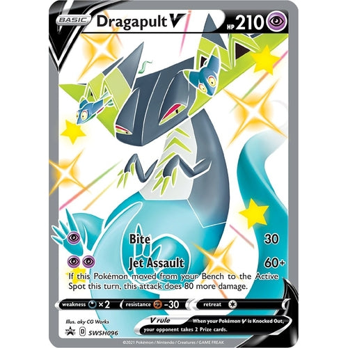 Dragapult V - SWSH096 (SWSH096) (SWSH: Sword & Shield Promo Cards) - PokéBox Australia