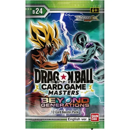 DRAGON BALL SUPER CARD GAME Masters Zenkai Series Set 07 BEYOND GENERATIONS [DBS-B24] Booster Pack - PokéBox Australia