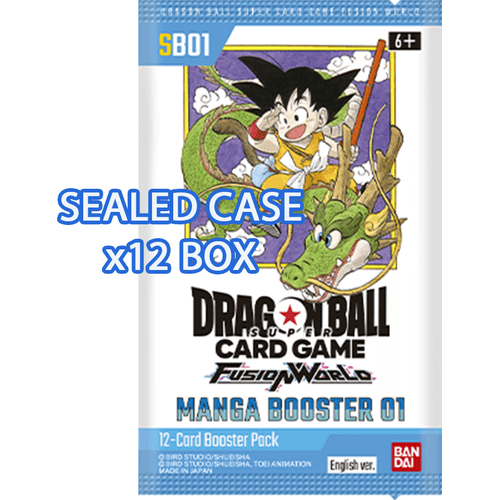 Dragon Ball Super Card Game - Fusion World - Manga Booster [SB - 01] 12x Booster Box (Sealed Case) - PokéBox Australia