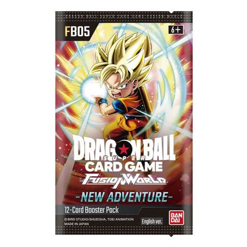 Dragon Ball Super Card Game - Fusion World - New Adventure [FB05] Booster Pack - PokéBox Australia