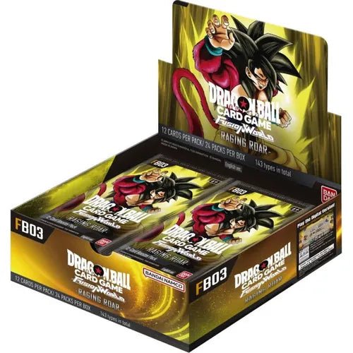 Dragon Ball Super Card Game - Fusion World - Raging Roar [FB03] 12x Booster Box (Sealed Case) - PokéBox Australia