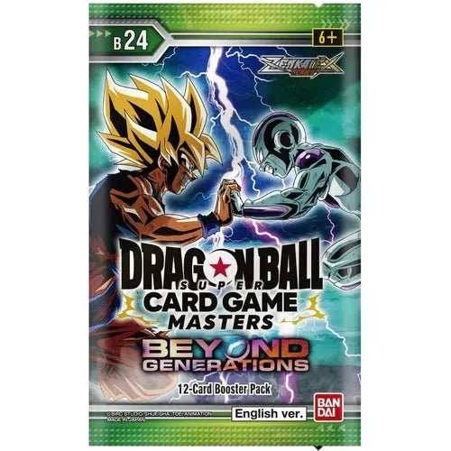 DRAGON BALL SUPER CARD GAME Masters Zenkai Series Set 07 BEYOND GENERATIONS [DBS - B24] Booster Pack - PokéBox Australia