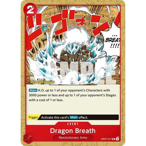 Dragon Breath (OP07 - 017) [500 Years in the Future Pre - Release Cards] - PokéBox Australia