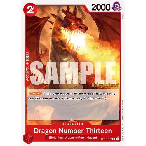 Dragon Number Thirteen (OP10 - 012) [Royal Blood Release Event Cards] - PokéBox Australia