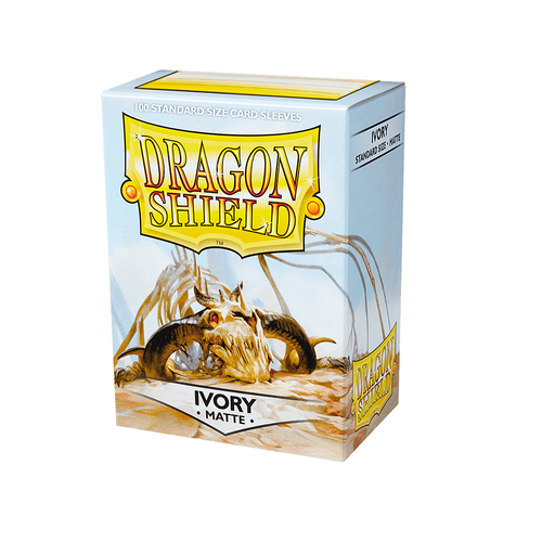 Dragon Shield - Standard Ivory Matte Sleeves 100 pack - PokéBox Australia