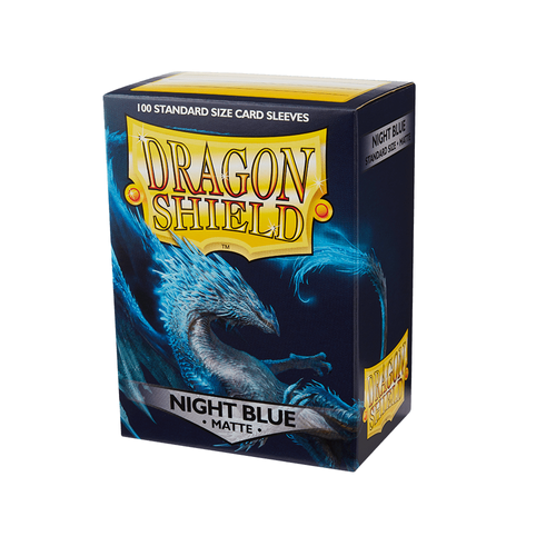 Dragon Shield - Standard Night Blue Matte Sleeves 100 pack - PokéBox Australia