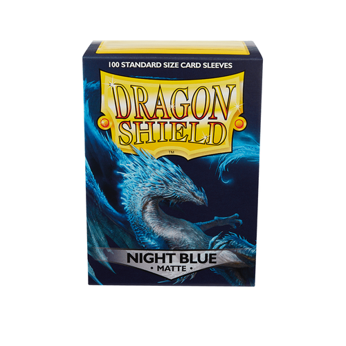 Dragon Shield - Standard Night Blue Matte Sleeves 100 pack - PokéBox Australia