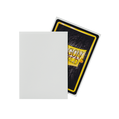 Dragon Shield - Standard White Matte Sleeves 100 pack - PokéBox Australia