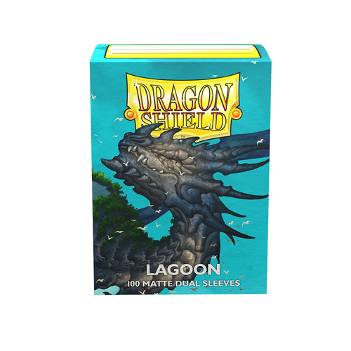 Dragon Shield - Standard Dual Matte Lagoon Blue Saras Sleeves 100 pack - PokéBox Australia