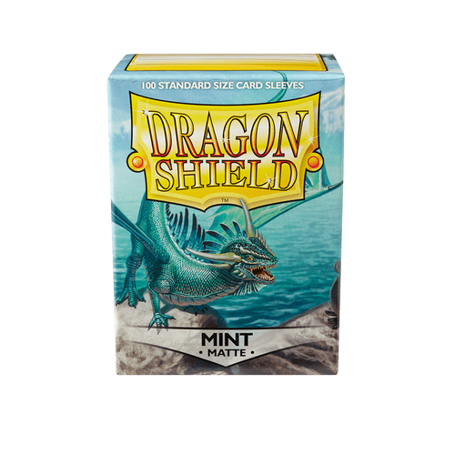 Dragon Shield - Standard Mint Matte Sleeves 100 pack - PokéBox Australia