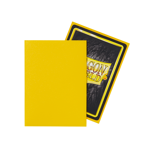 Dragon Shield - Standard Yellow Matte Sleeves 100 pack - PokéBox Australia