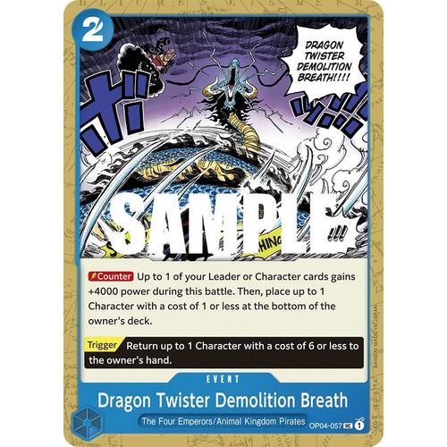 Dragon Twister Demolition Breath (OP04 - 057) [Kingdoms of Intrigue] - PokéBox Australia