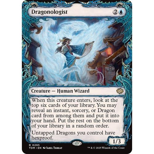 Dragonologist (Showcase) (295) (Tarkir: Dragonstorm) - PokéBox Australia