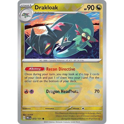 Drakloak (Poke Ball Pattern) (072/131) [SV: Prismatic Evolutions] - PokéBox Australia