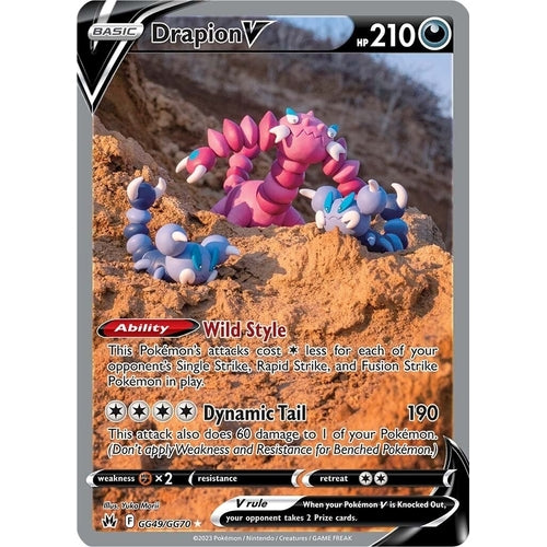 Drapion V (GG49/GG70) (Crown Zenith: Galarian Gallery) - PokéBox Australia