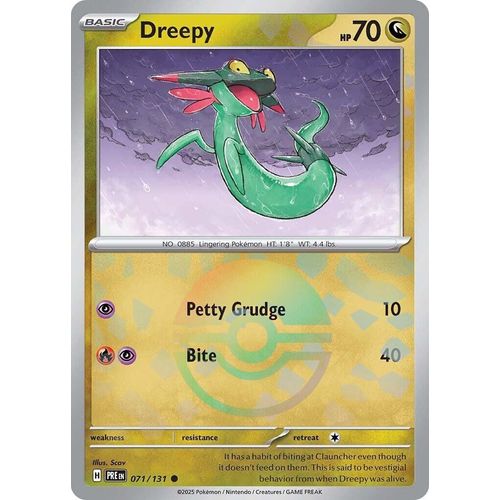 Dreepy (Poke Ball Pattern) (071/131) [SV: Prismatic Evolutions] - PokéBox Australia